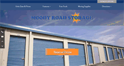 Desktop Screenshot of moodyroadstorage.com